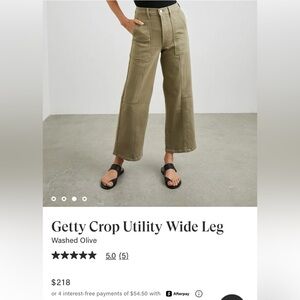 Rails Green Cargo Pants Utilitarian Style